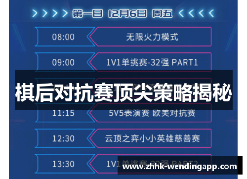 棋后对抗赛顶尖策略揭秘
