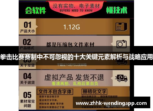 拳击比赛赛制中不可忽视的十大关键元素解析与战略应用